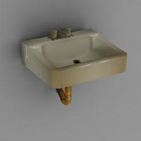 Rusty Sink Low Poly Game Model