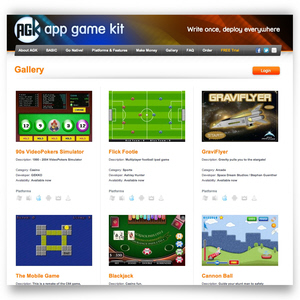 AGK Gallery for your mobile games