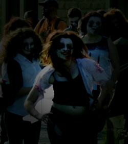 Zombie Run in Haworth, West Yorkshire