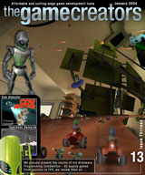 The Game Creators Newsletter Issue 13 - click for a larger cover image
