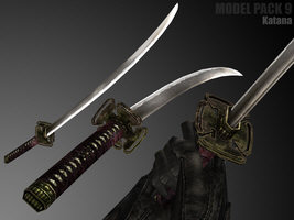 Katana Sword - Model Pack 9