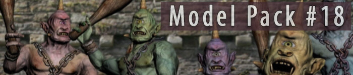 Model Pack 18 - Fantasy Characters