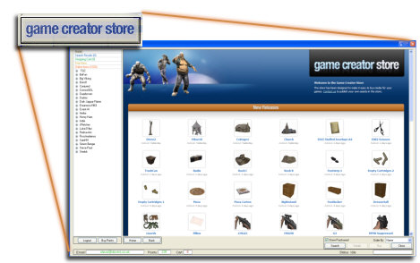 The Game Creator Store - 3D models and media