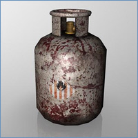 3D Game Model - Gas Canister