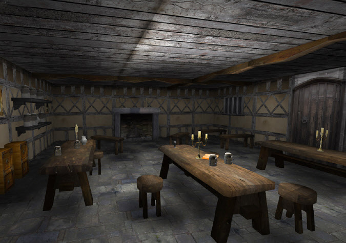 Medieval Interior 3D Game Model Pack
