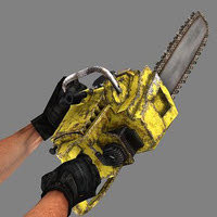 Chainsaw Weapon for 3D Game Development