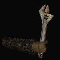 Spanner Model Weapon for 3D Games