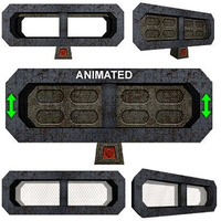 Blastscreen 3D Model for FPS Creator