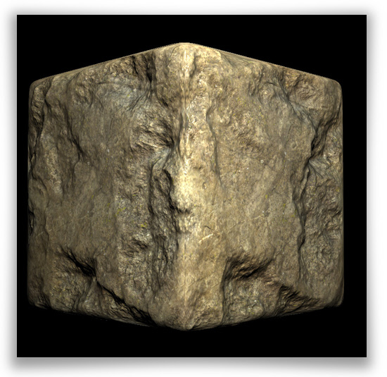 Textured boulder from FPSC Reloaded