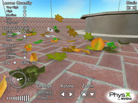 Cloth Leaves - PhysX Demo