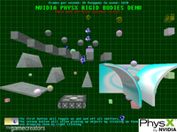 PhysX Rigid Body Demo