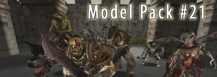 Model Pack 21 for FPS Creator