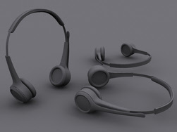 3D Model - headphones