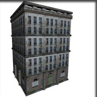 Derelict Building for 3D Games