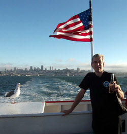 Rick on the boat