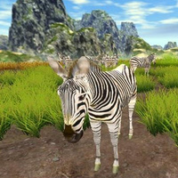 Zebra Model for 3D Games