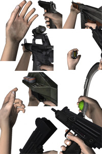 Weapons with Hands