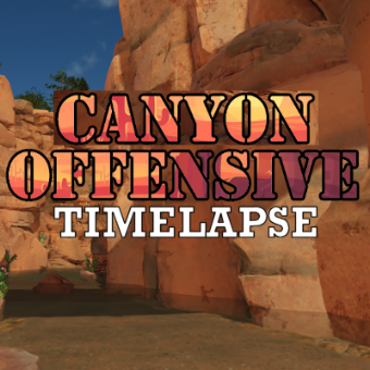 GameGuru MAX - Canyon Offensive Timelapse Video and Demo Thumbnail